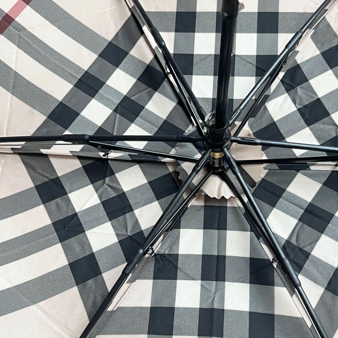 極美品✨バーバリー 折り畳み傘 ノバチェック メガチェック 軽量　旅行