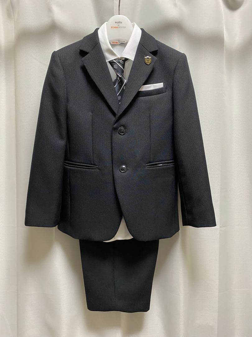 フォーマルスーツ 黒 美品120cm waltz by BEAMS DESIGN