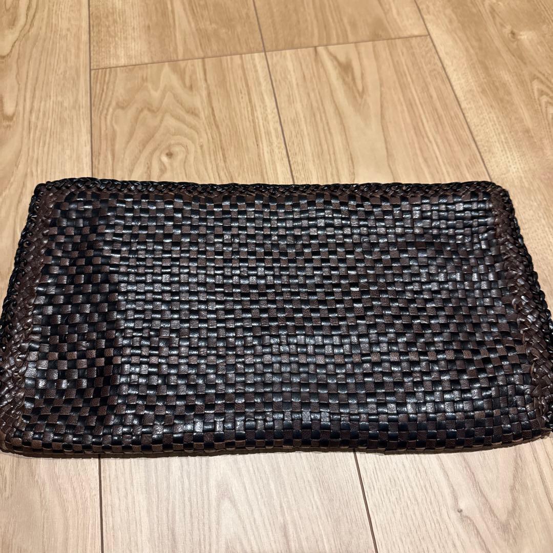 PRADA マドラス クラッチバッグ