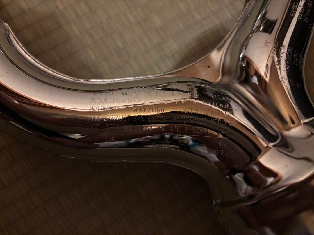  rninet 純正エキゾーストパイプ