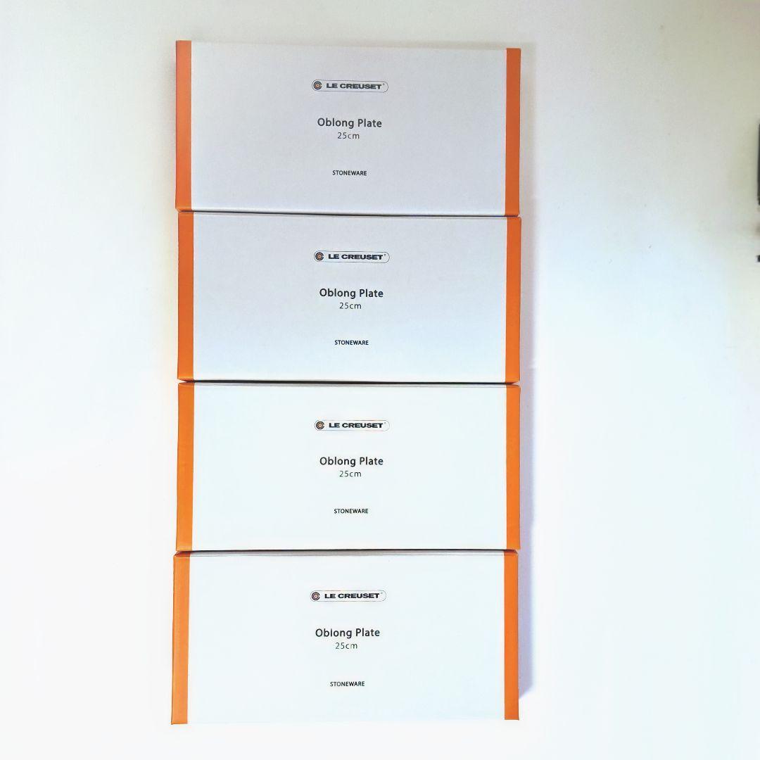 はなLE CREUSET オブロングプレート 25cm 新品 撮影のみ開封