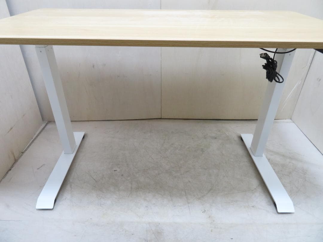FlexiSpot 電動昇降式デスク テーブル EG1 ホワイト 幅120cm