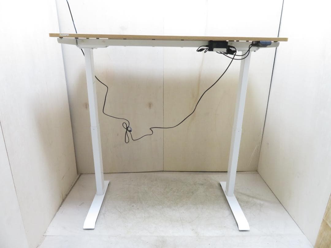 FlexiSpot 電動昇降式デスク テーブル EG1 ホワイト 幅120cm