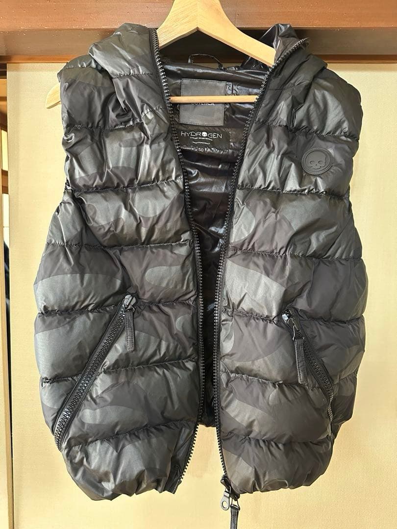 HYDROGEN ✖️Duvetica ダウンベスト　サイズ50 ダブルジップ