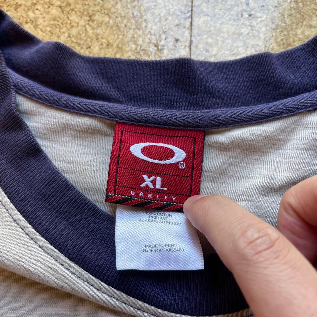 OAKLEY オークリー　希少ロゴ ラグラン 赤タグ ロングスリーブ
