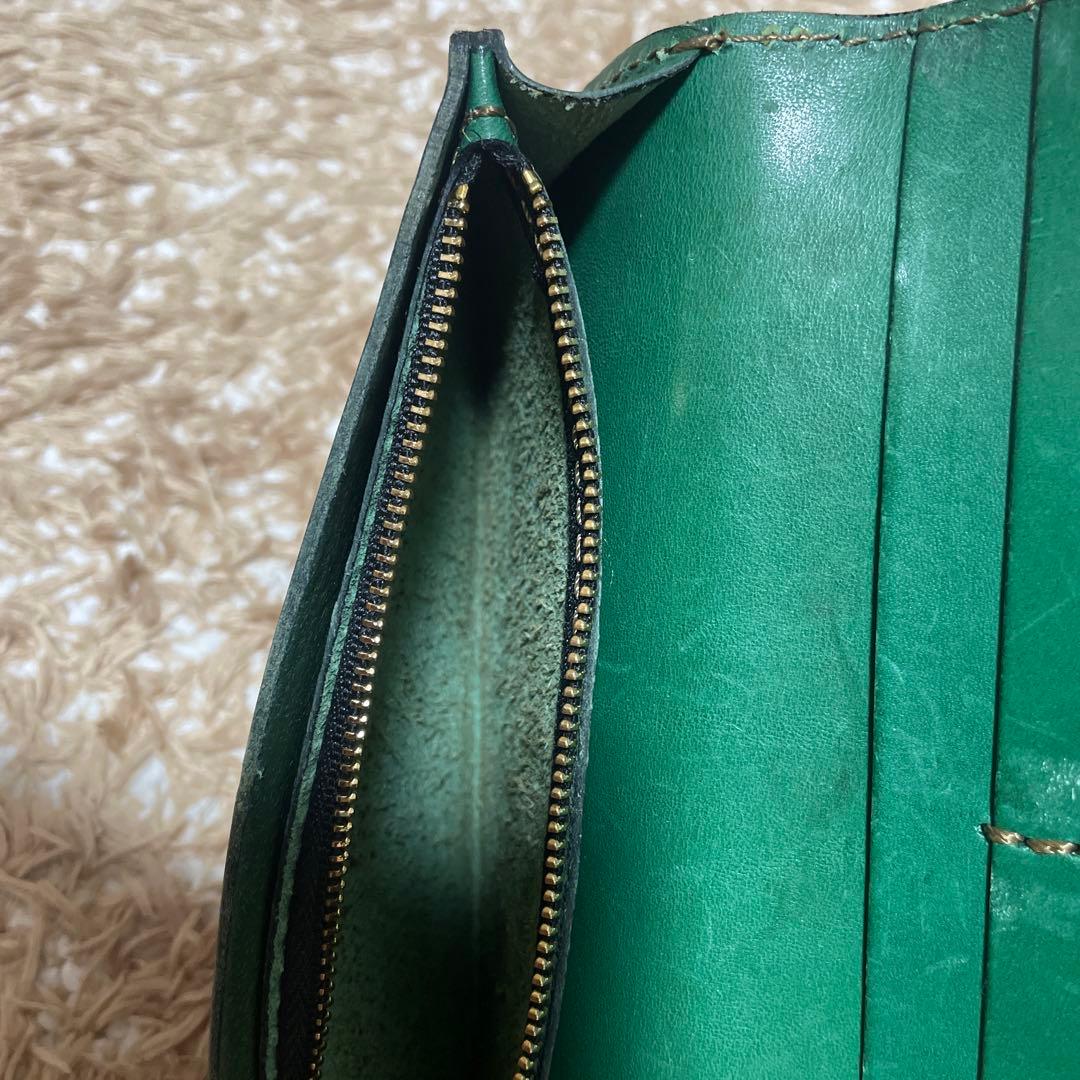 ヘルツ長財布（緑）