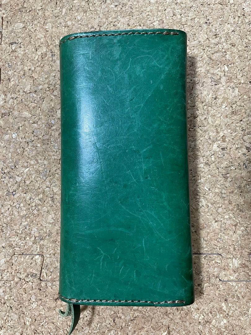 ヘルツ長財布（緑）