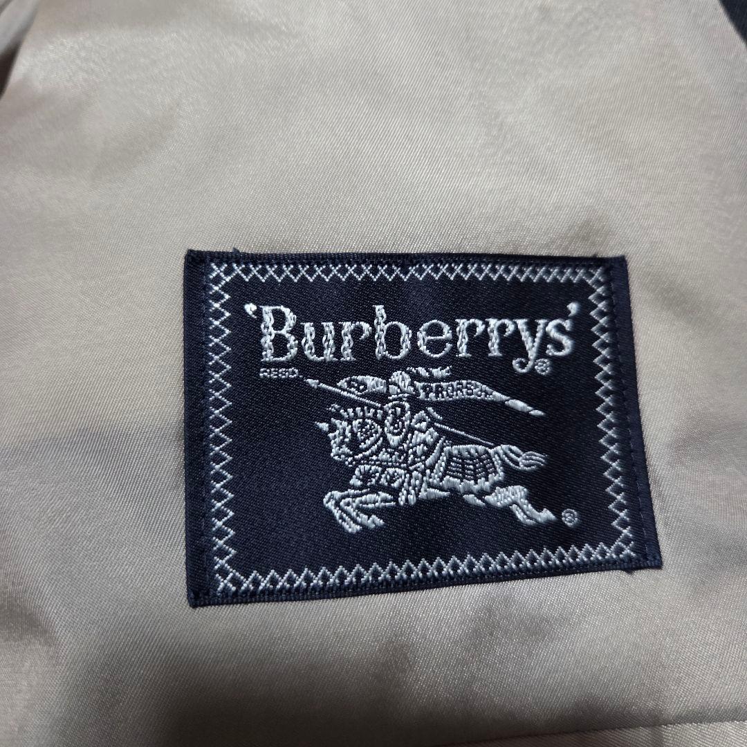 極美品BURBERRY　90sヴィンテージ　スーツ　ダブル　セットアップLサイズ