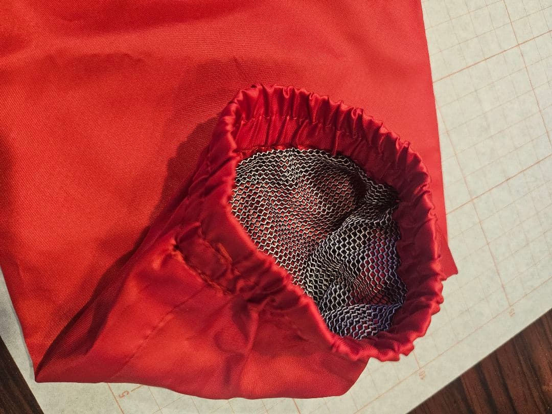 美品　LANVINランバンスポーツ　2ウェイ　防寒ゴルフ アウターウェア レッド