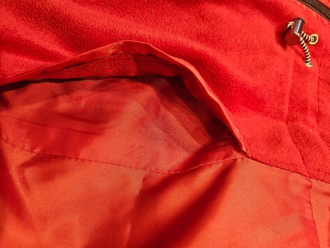 美品　LANVINランバンスポーツ　2ウェイ　防寒ゴルフ アウターウェア レッド