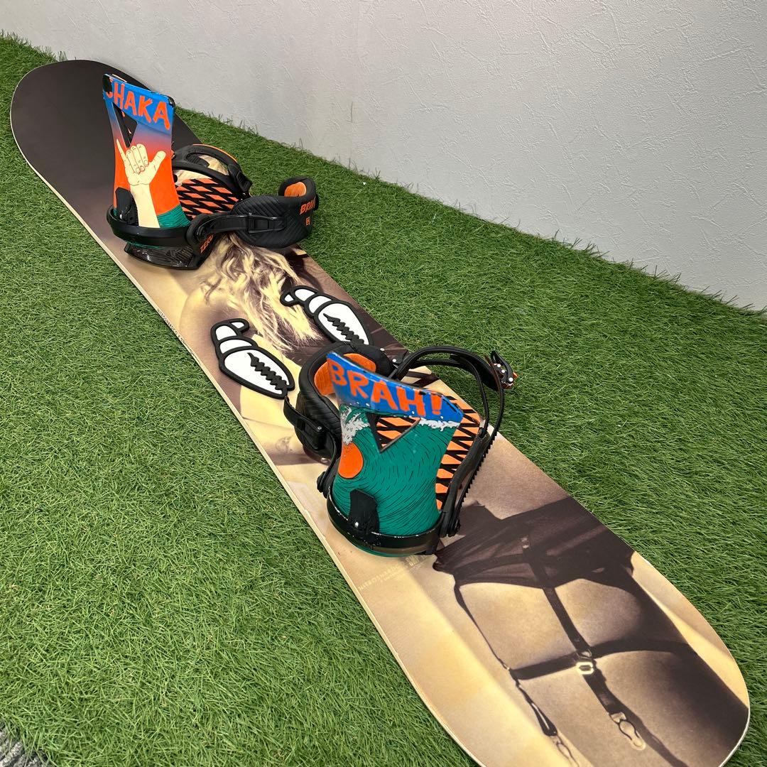 J326 NITRO 155cm エスエムピーSMO シャカ　スノーボードセット