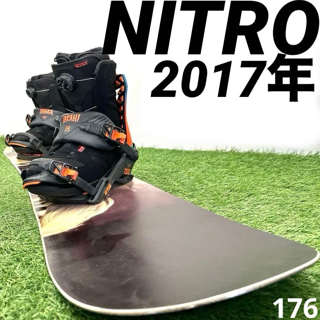 J326 NITRO 155cm エスエムピーSMO シャカ　スノーボードセット