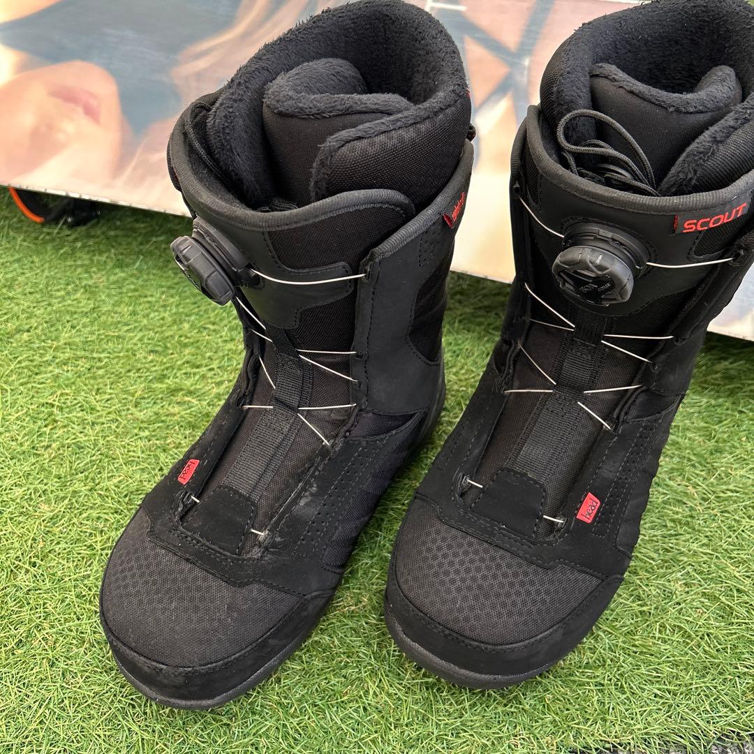 J326 NITRO 155cm エスエムピーSMO シャカ　スノーボードセット