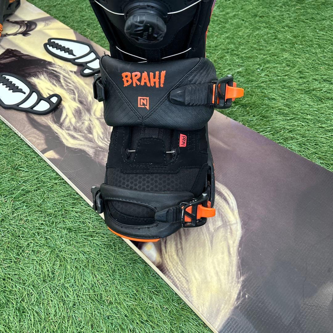 J326 NITRO 155cm エスエムピーSMO シャカ　スノーボードセット