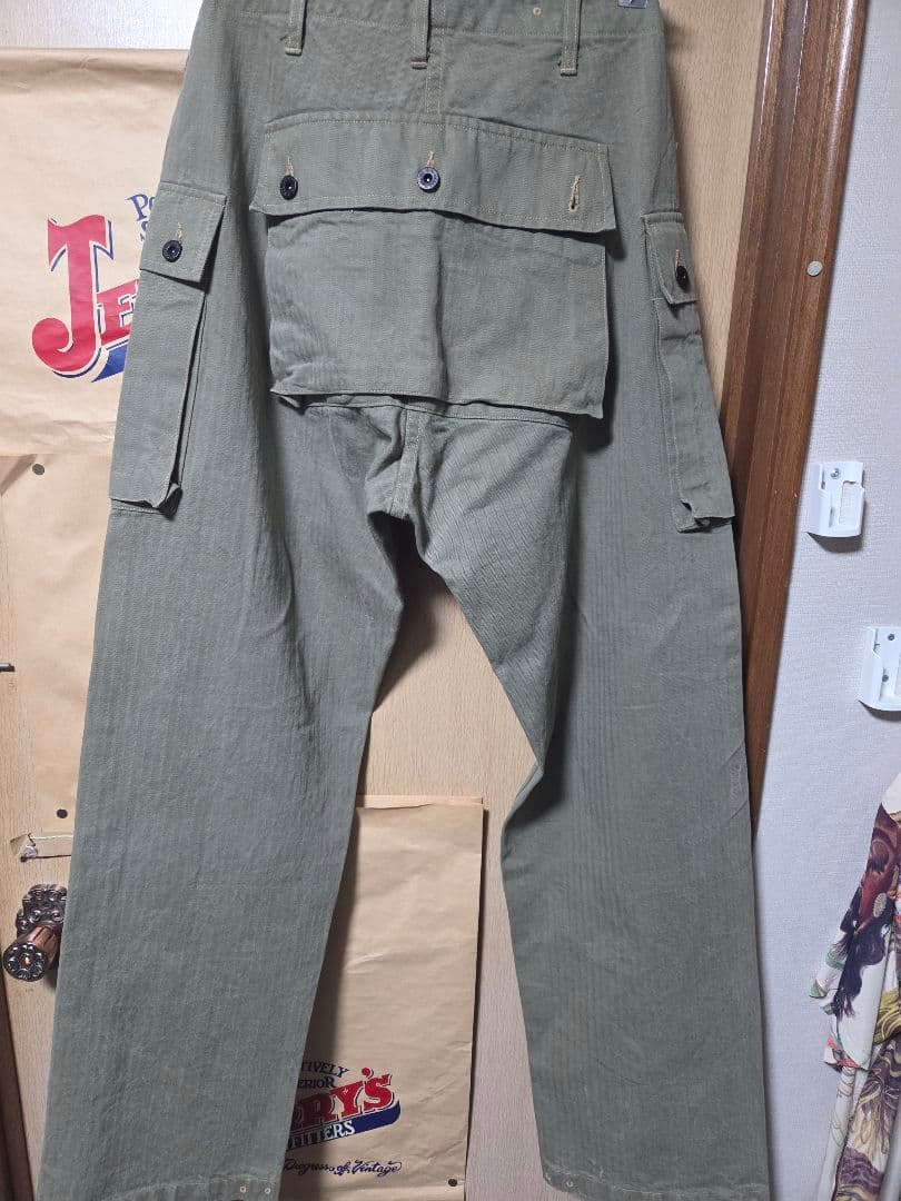 Buzz Rickson カーゴパンツ オリーブ　バズリクソンズ