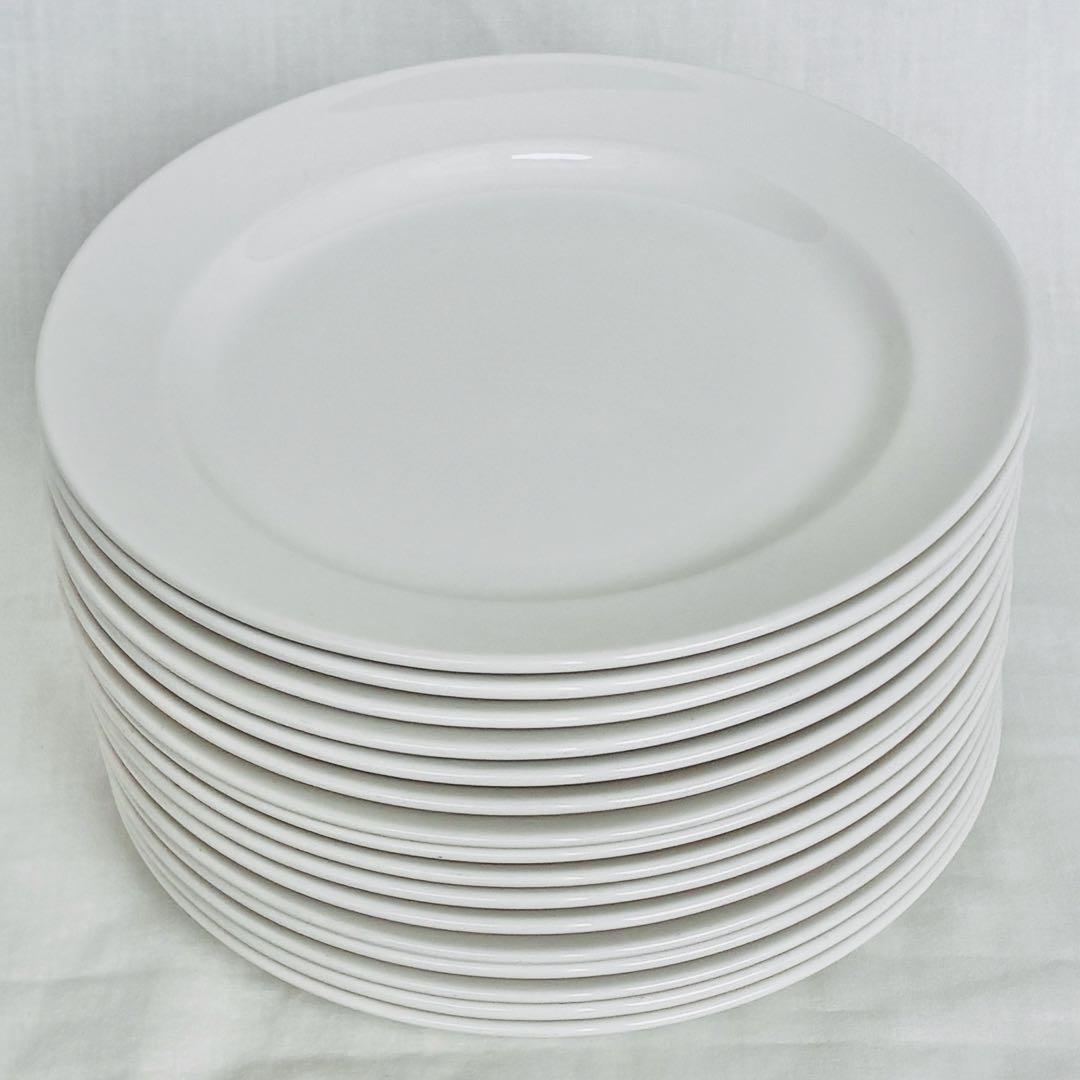Noritake白16枚まとめ売り食器ノリタケグランドセラム丸皿耐久性業務用