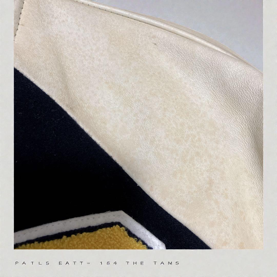 カンタベリー 袖牛革 レザー ワッペン スタジャン BIGサイズ XL フルデコ