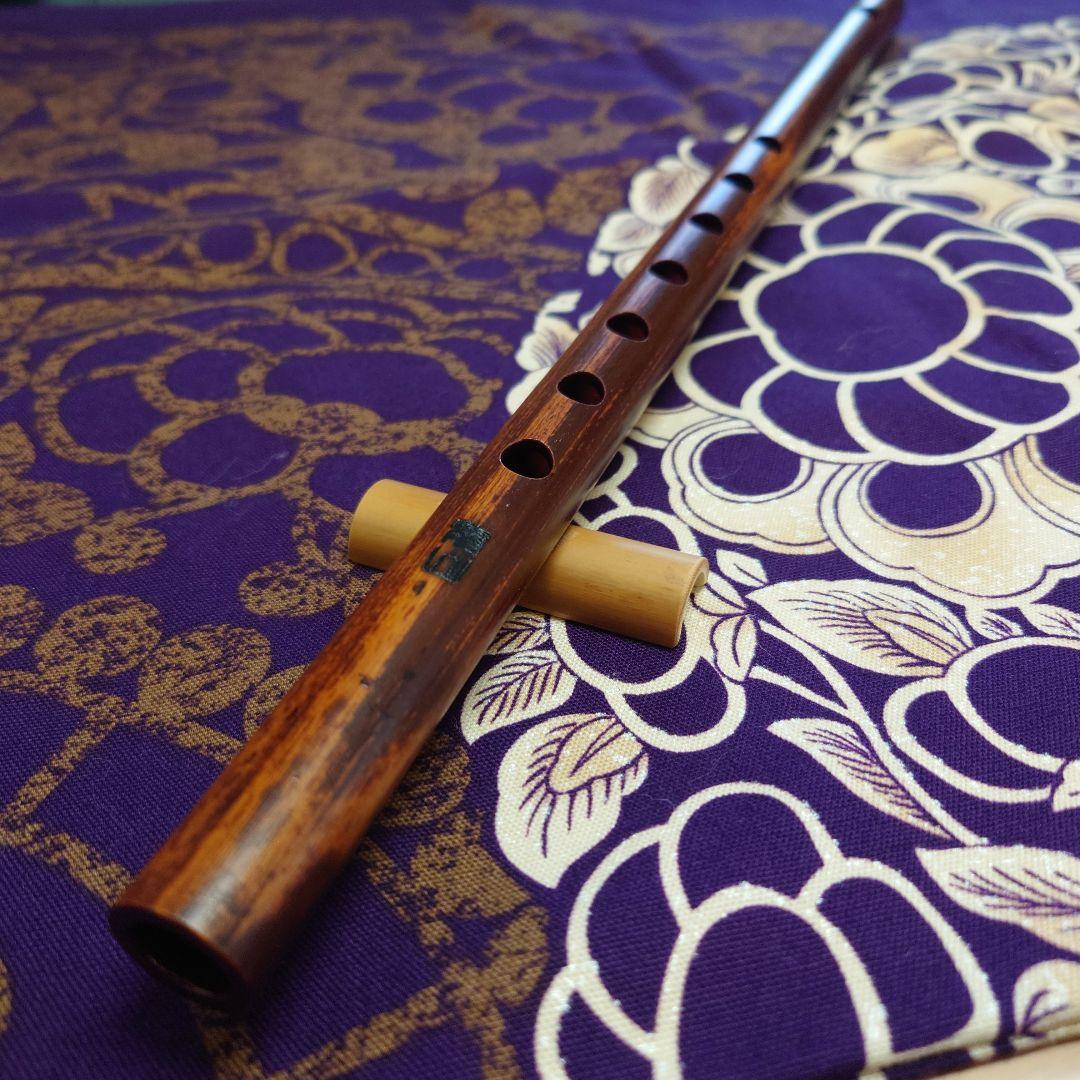 篠笛　煤竹　四本調子　古典調