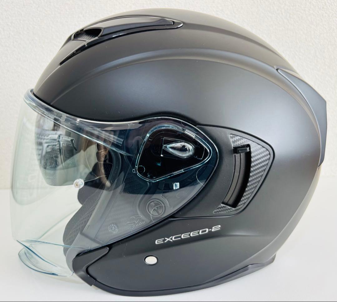 OGK Kabuto EXCEED-2 ジェットヘルメット マットブラック