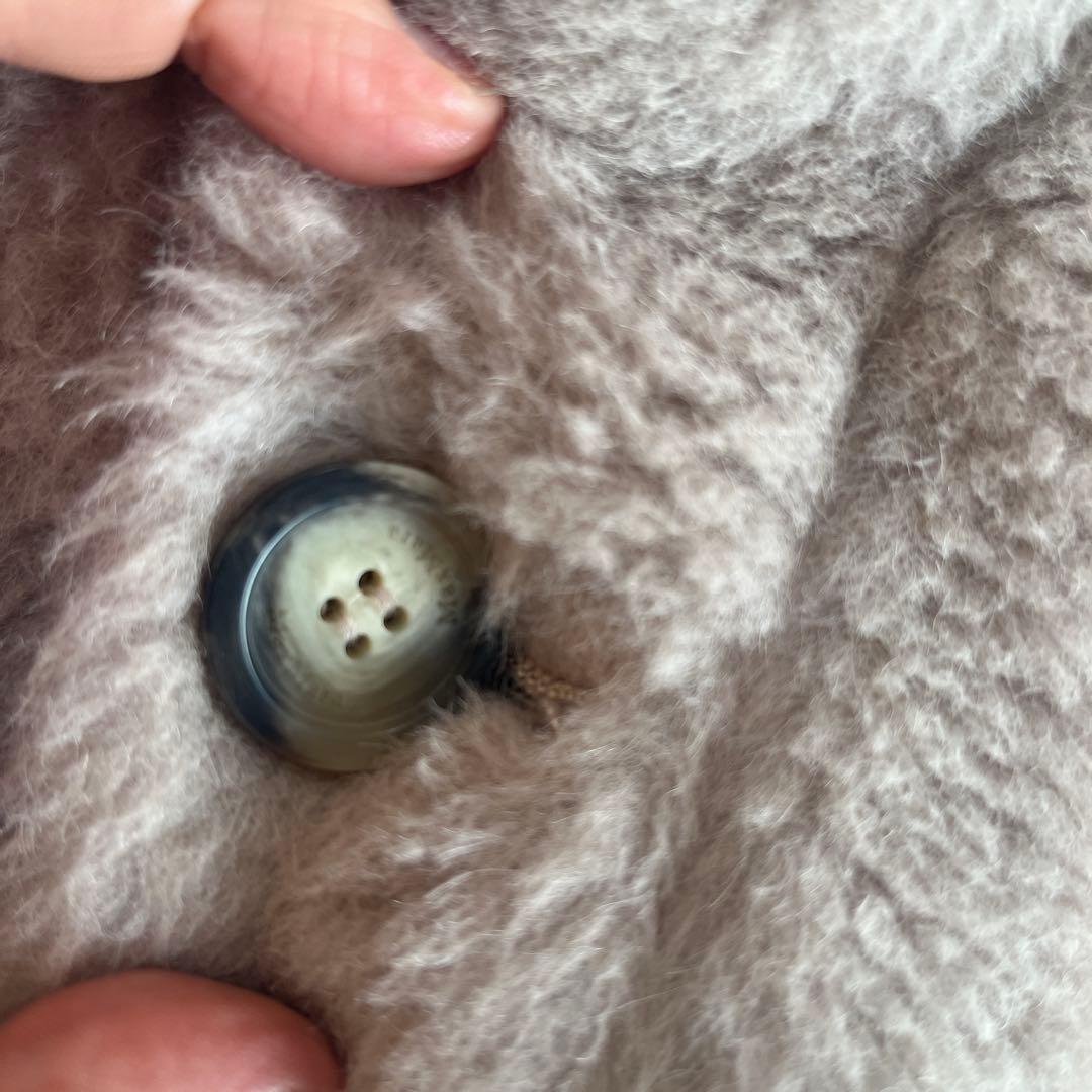 マックスマーラ⭐︎テディベア　Newmanto ケープ　サンド　S/Mサイズ