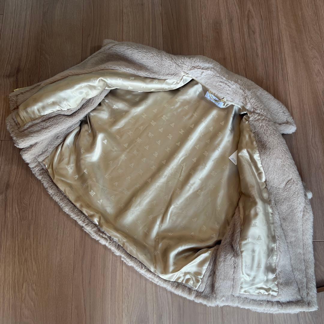 マックスマーラ⭐︎テディベア　Newmanto ケープ　サンド　S/Mサイズ