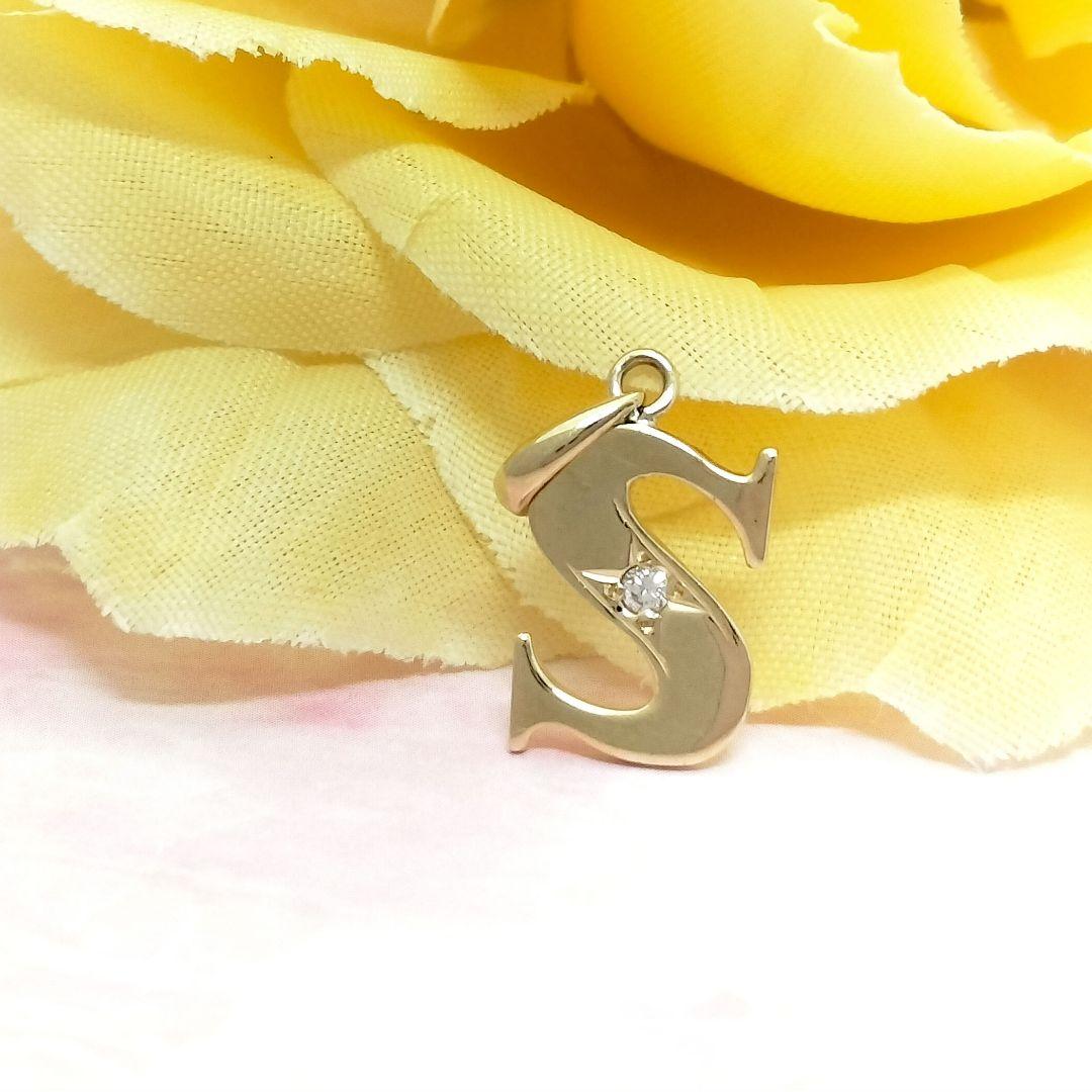 タイムセール♡K18 イニシャル ペンダント チャーム S セイコージュエリー