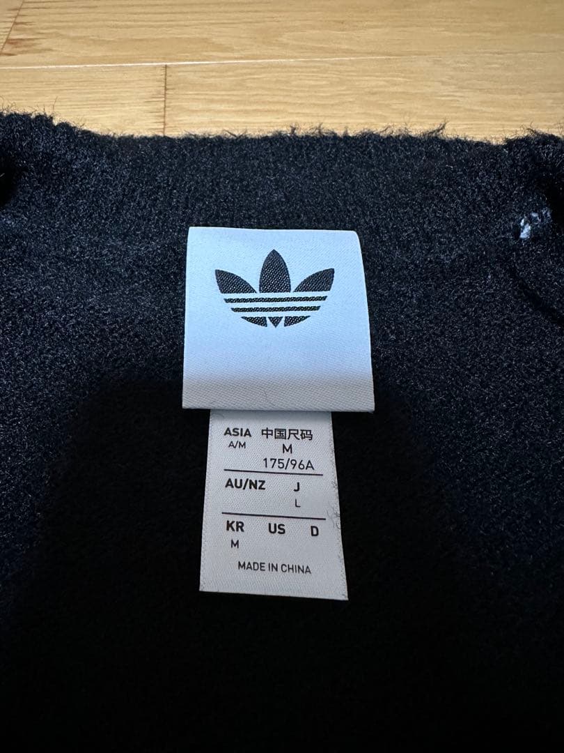 adidas アディダス SST トラックトップ ニット ブラック L 未着用