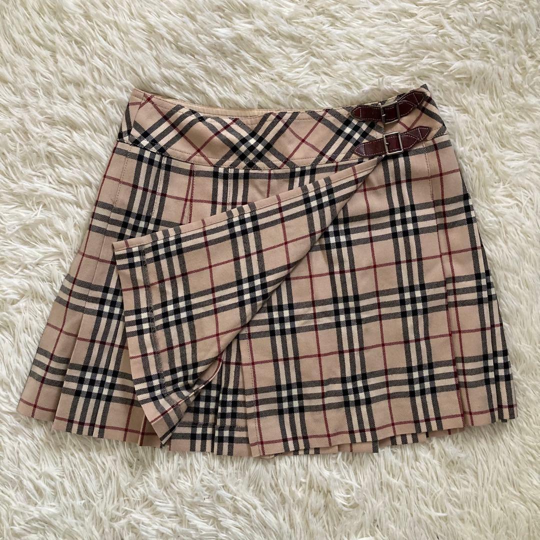 BURBERRY BLUE LABEL チェック柄スカート 36