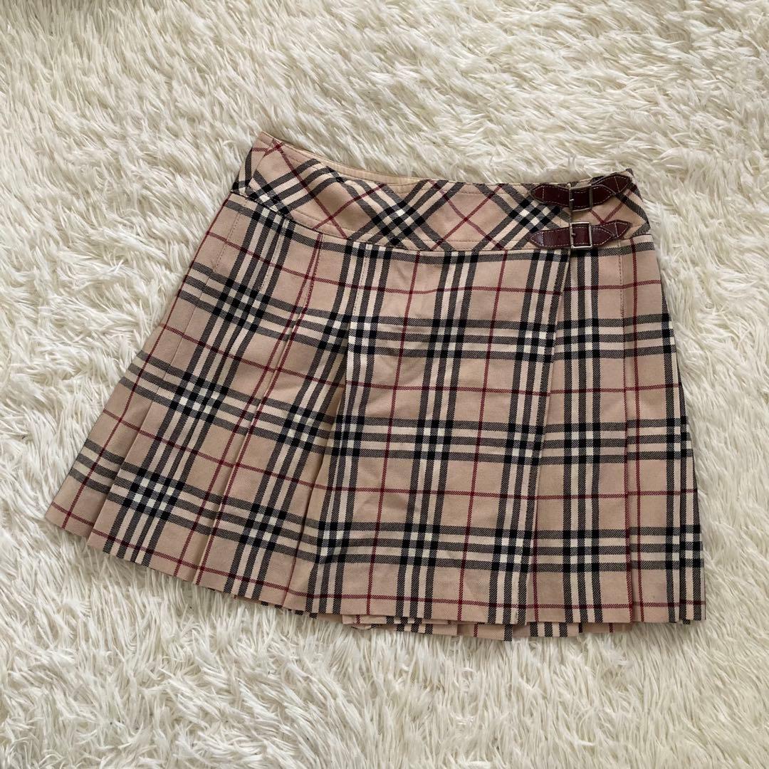 BURBERRY BLUE LABEL チェック柄スカート 36