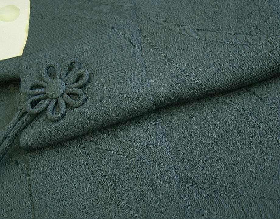 ★大特価 美品 ロング寸 フクレ織 道中着（正絹）未使用＜C644＞★