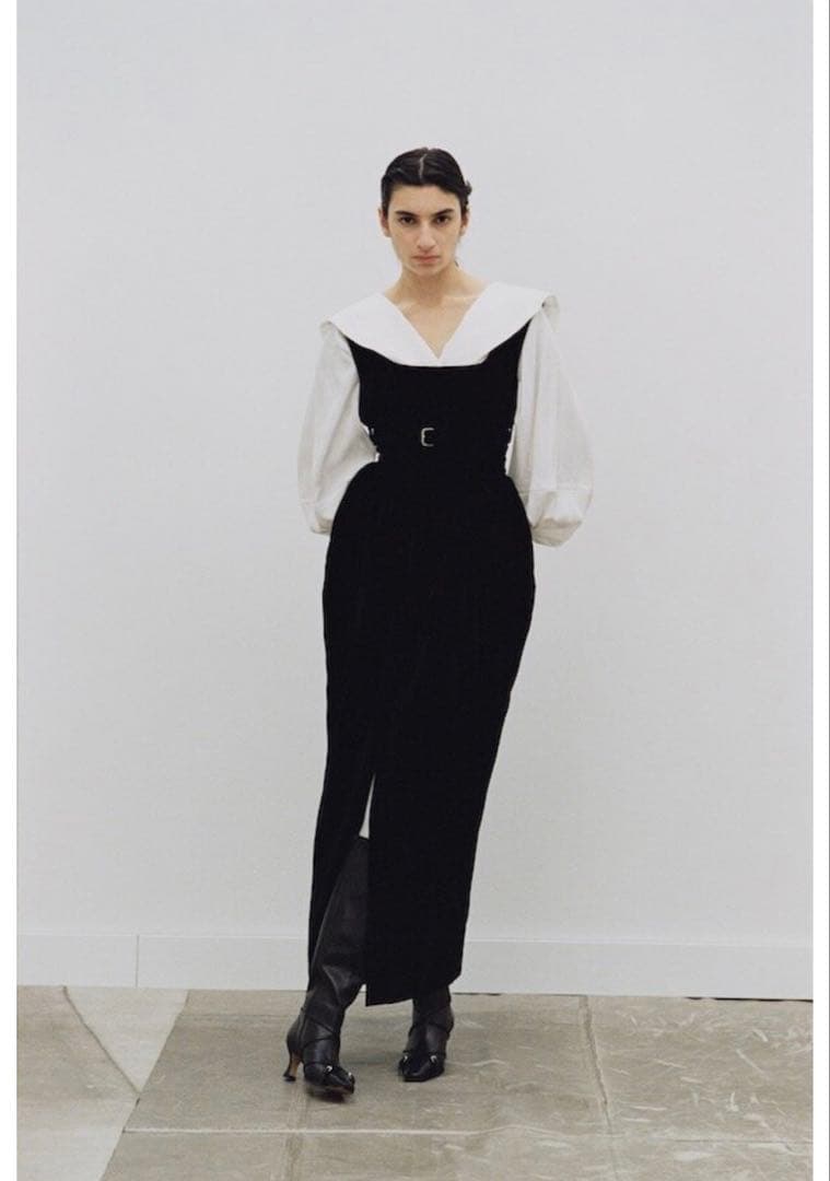 M*a様 新品未使用 fetico WOOL CURVY DRESS