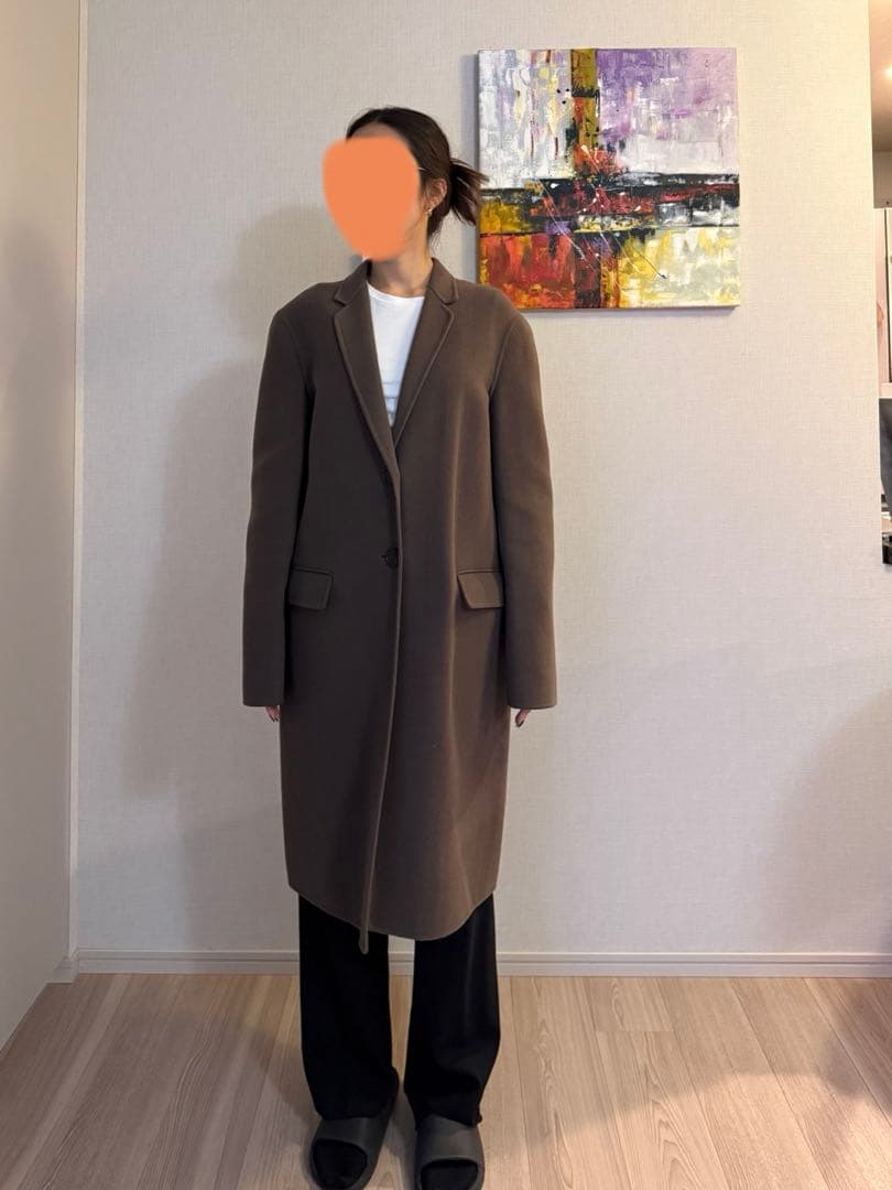 着画有 美品JIL SANDAR ジルサンダー コート ブラウン ジルサンダー