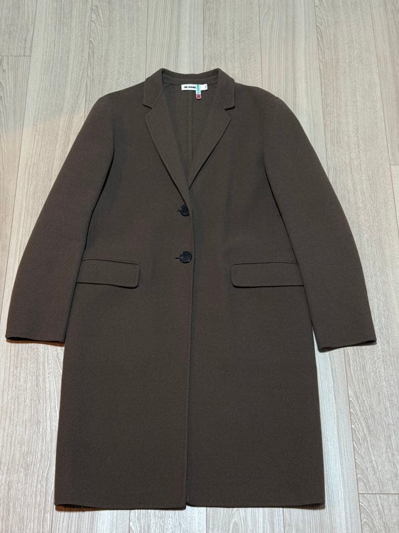 着画有 美品JIL SANDAR ジルサンダー コート ブラウン ジルサンダー