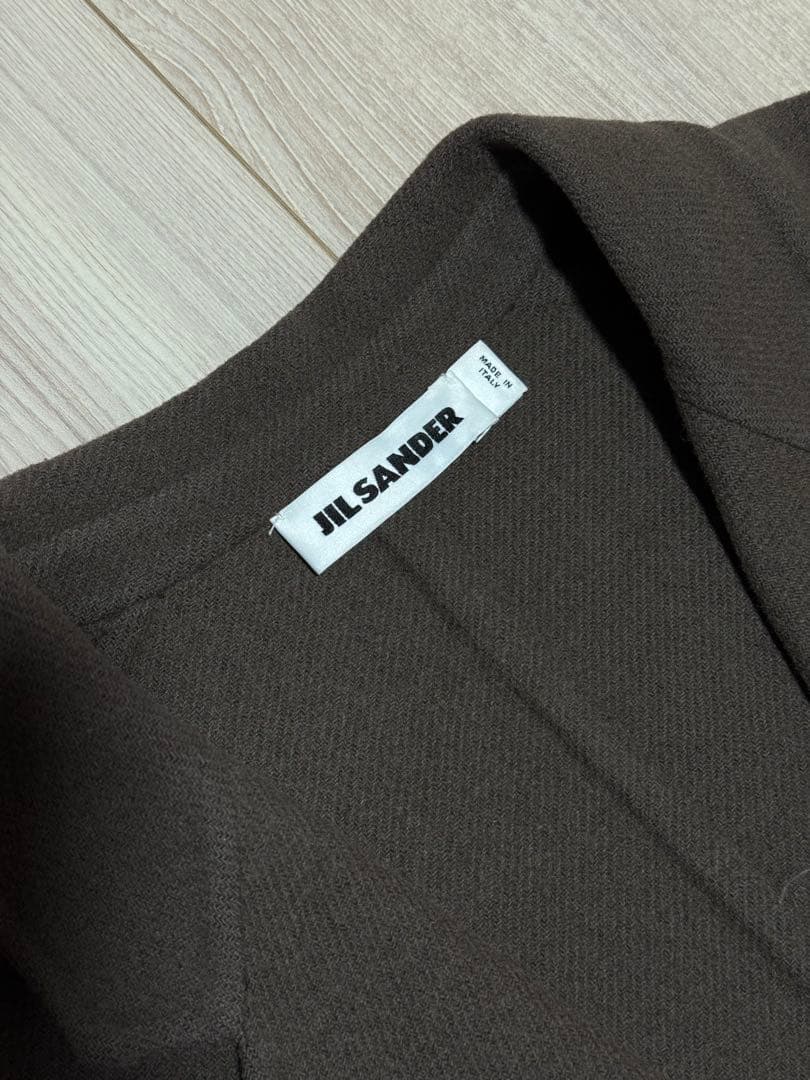 着画有 美品JIL SANDAR ジルサンダー コート ブラウン ジルサンダー