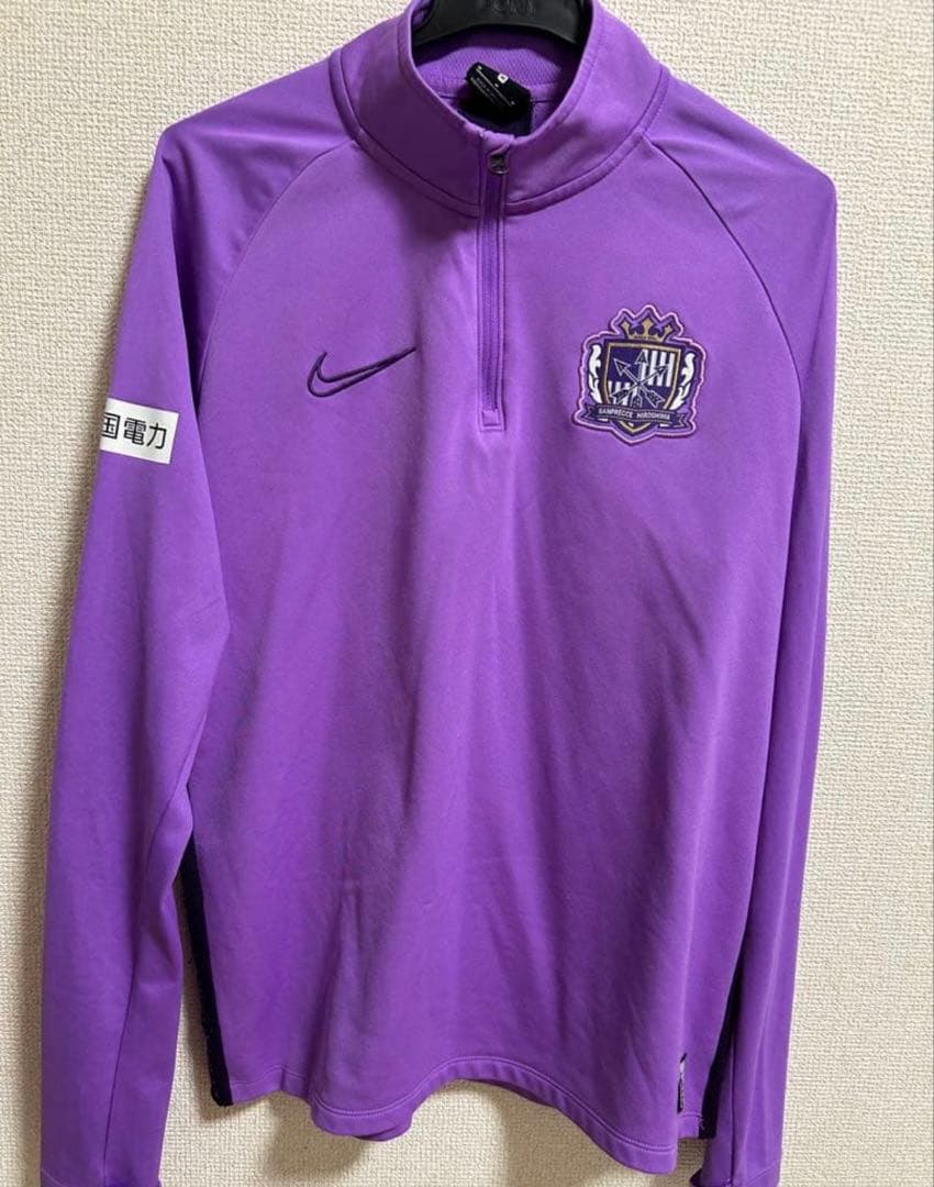 サンフレッチェ広島　ハーフジップジャージ　M NIKE