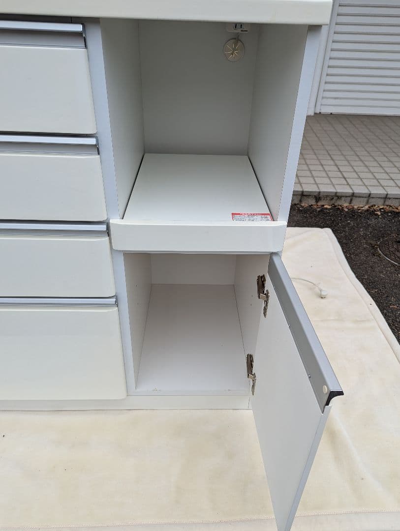 食器棚　レンジボート　キッチンカウンター　ニトリ　コンセント付き