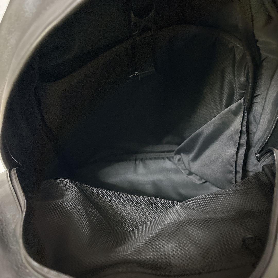 【希少】ユナイテッドアローズ ファンクショナル レザー リュック ブラック A4