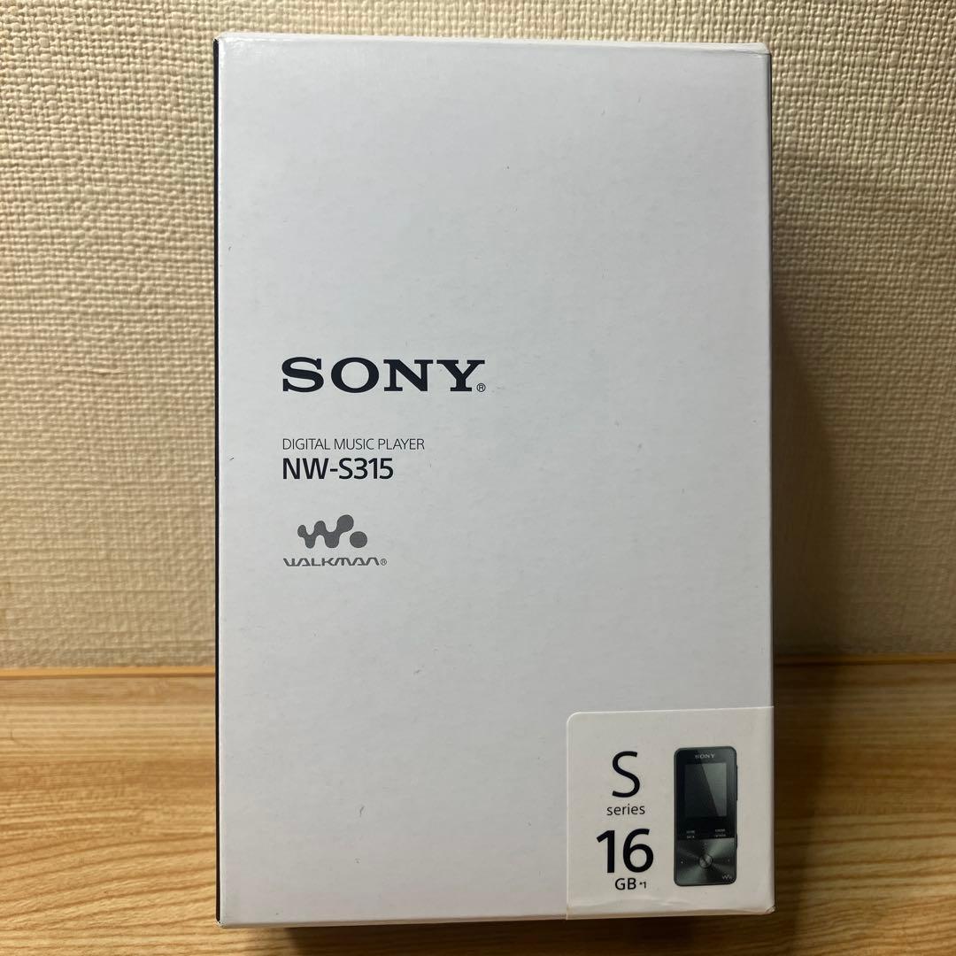 ポータブルプレーヤー SONY WALKMAN NW-S315 BLACK