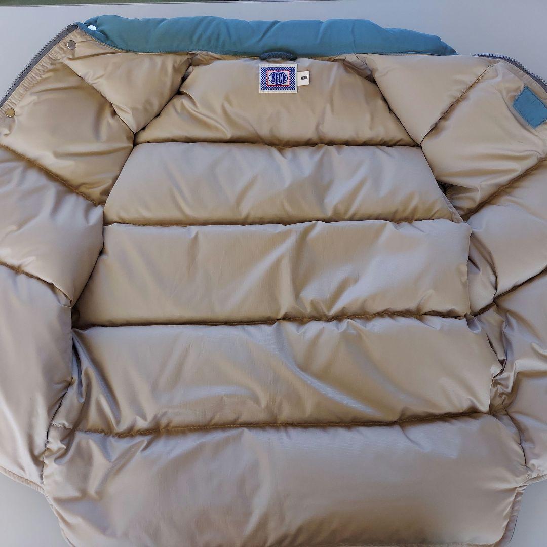 TOYS McCOY 水色 ダウンベスト パッチ付き