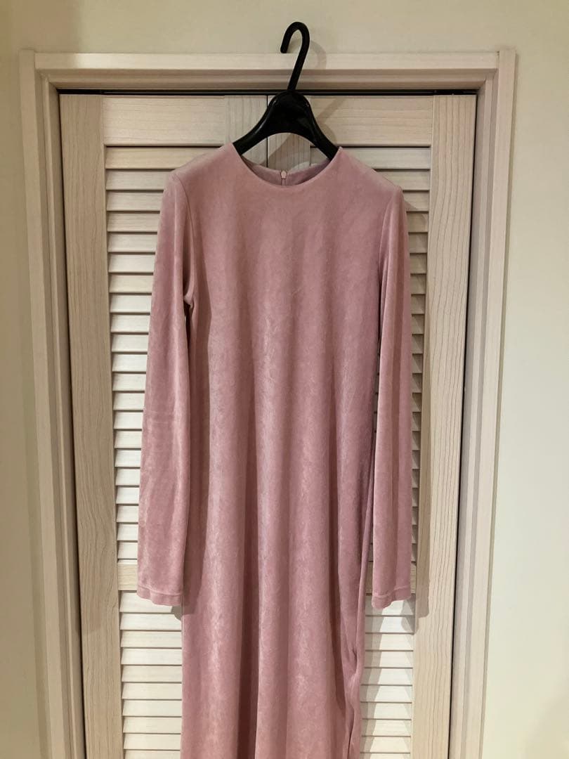 アダムエロペ ボタニカルベロアワンピース adametrope