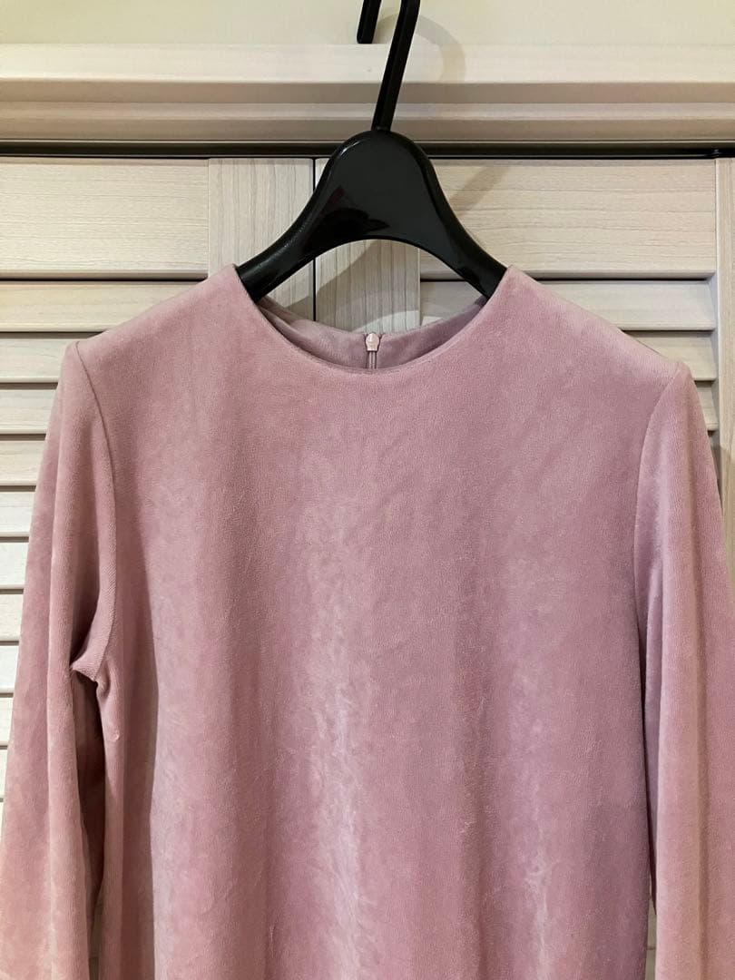 アダムエロペ ボタニカルベロアワンピース adametrope