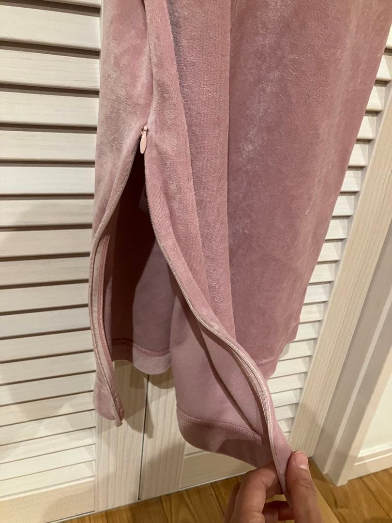 アダムエロペ ボタニカルベロアワンピース adametrope