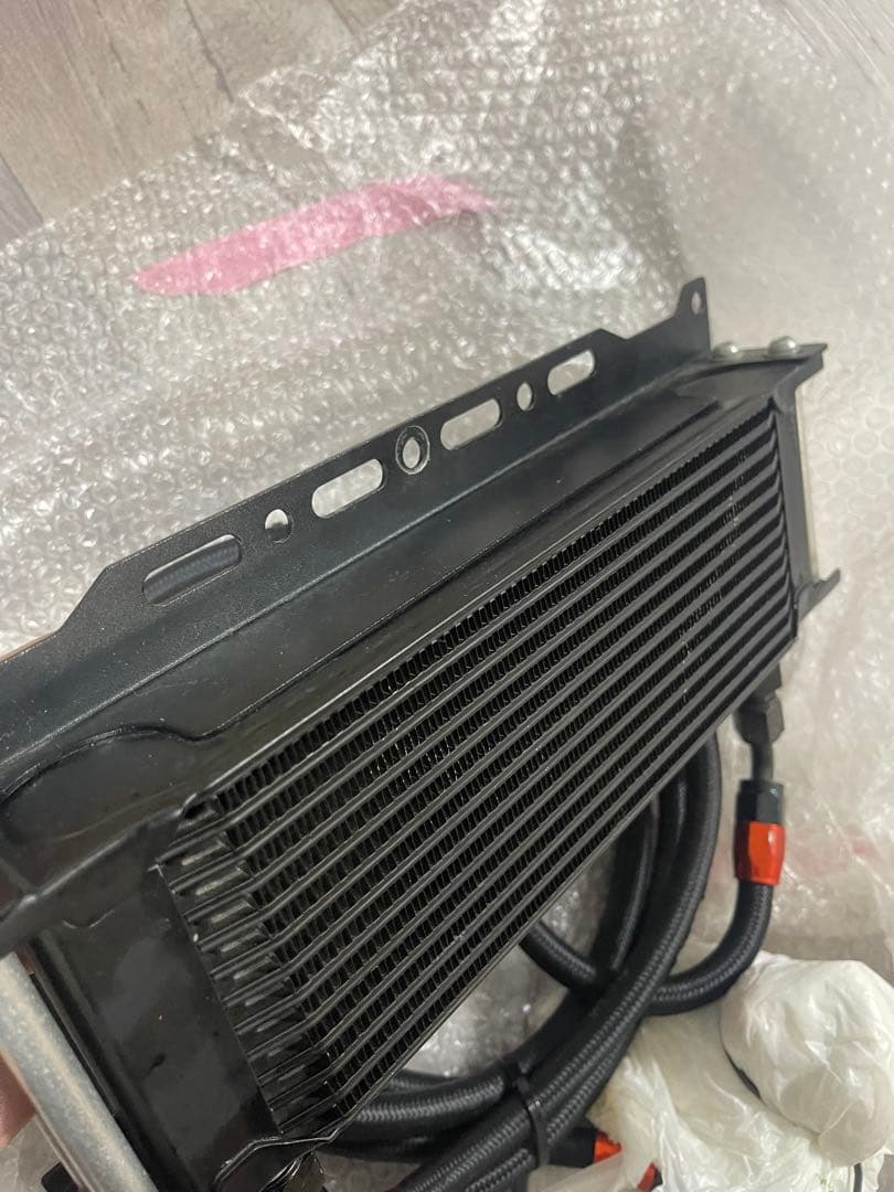 ゼファー400/χ750用 オイルクーラー サイド廻し