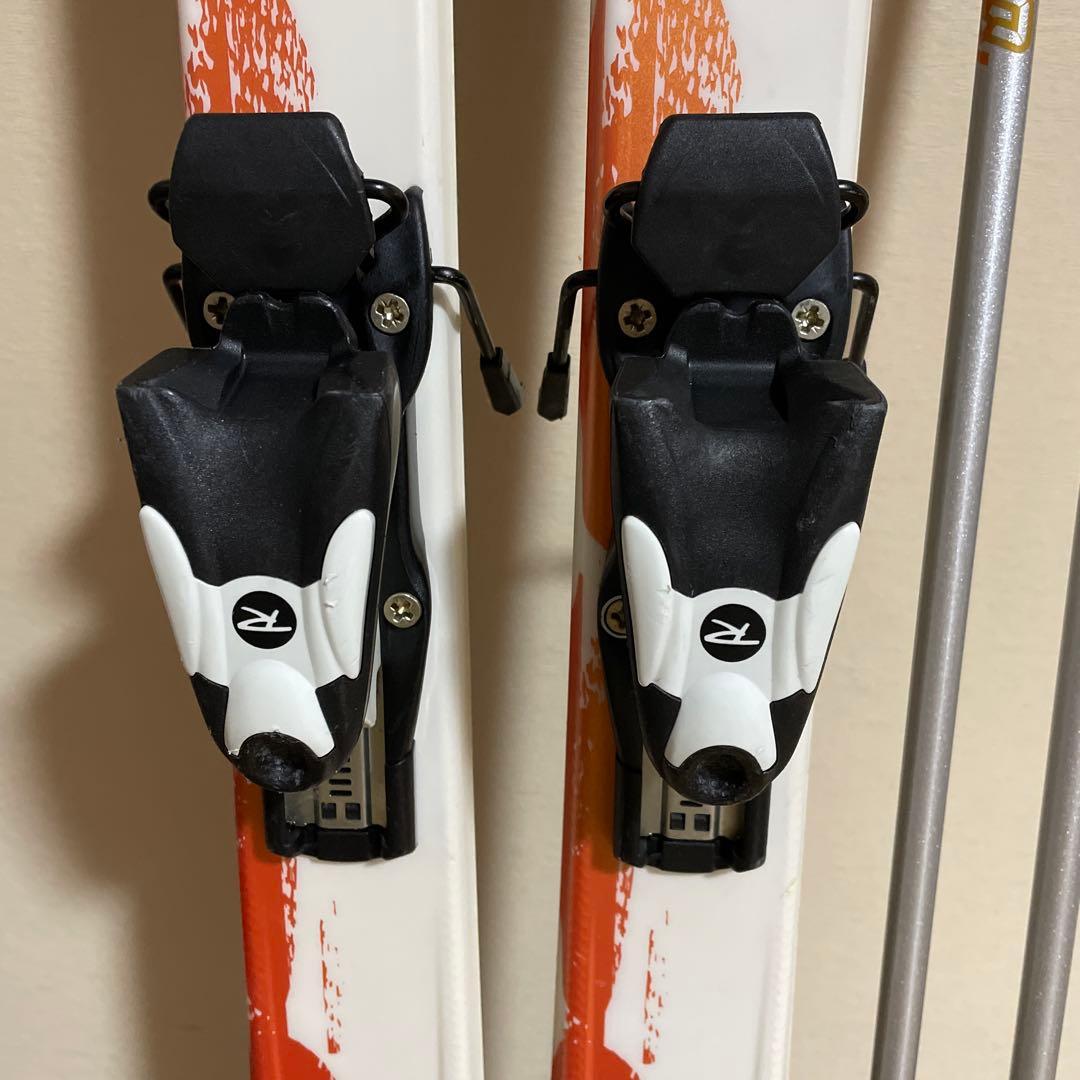 ROSSIGNOL スキー板 ホワイト/オレンジ