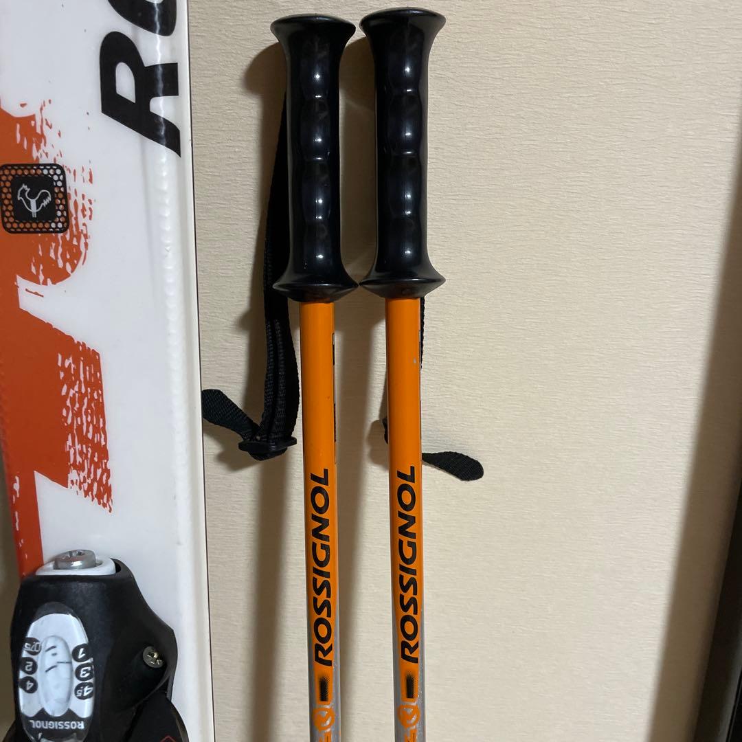 ROSSIGNOL スキー板 ホワイト/オレンジ