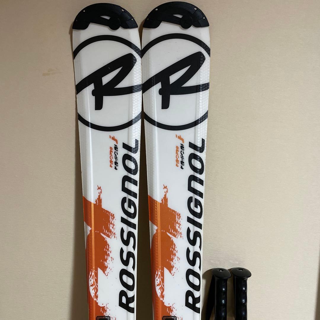 ROSSIGNOL スキー板 ホワイト/オレンジ