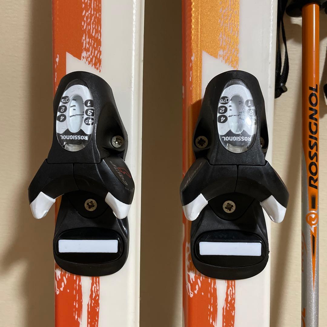 ROSSIGNOL スキー板 ホワイト/オレンジ