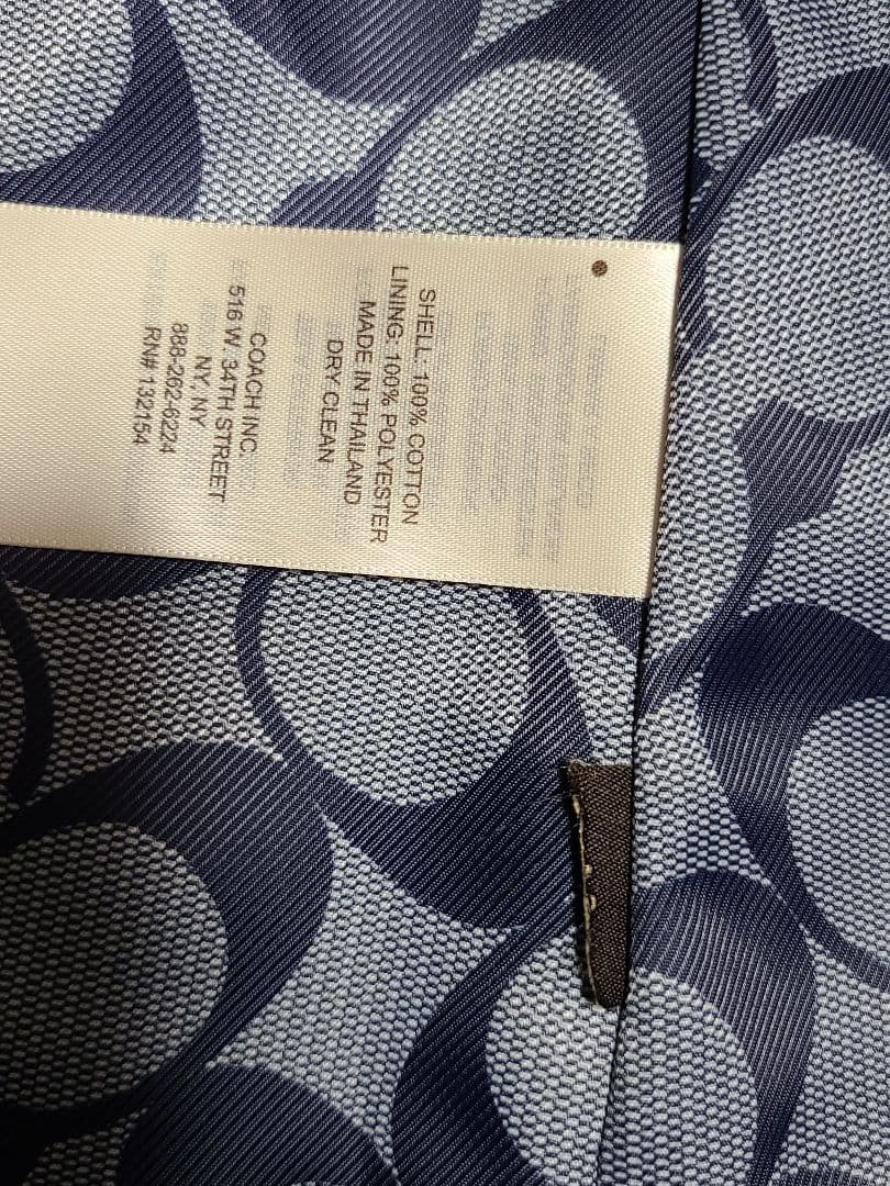 kaz　COACHネイビー トレンチコート　レディース　アウター　新品　S