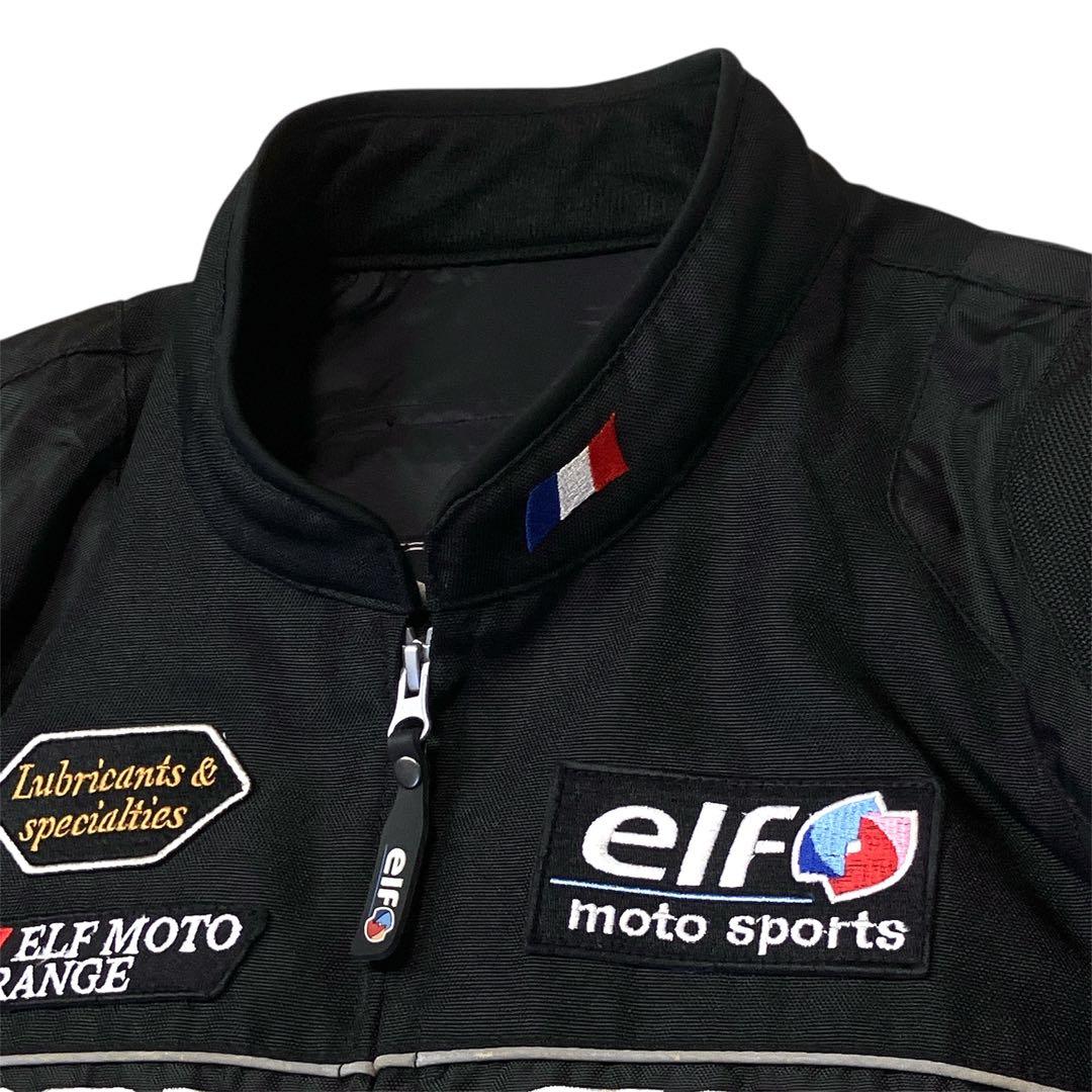 美品 エルフ ELF EL-2246 ナイロン バイク ジャケット XL