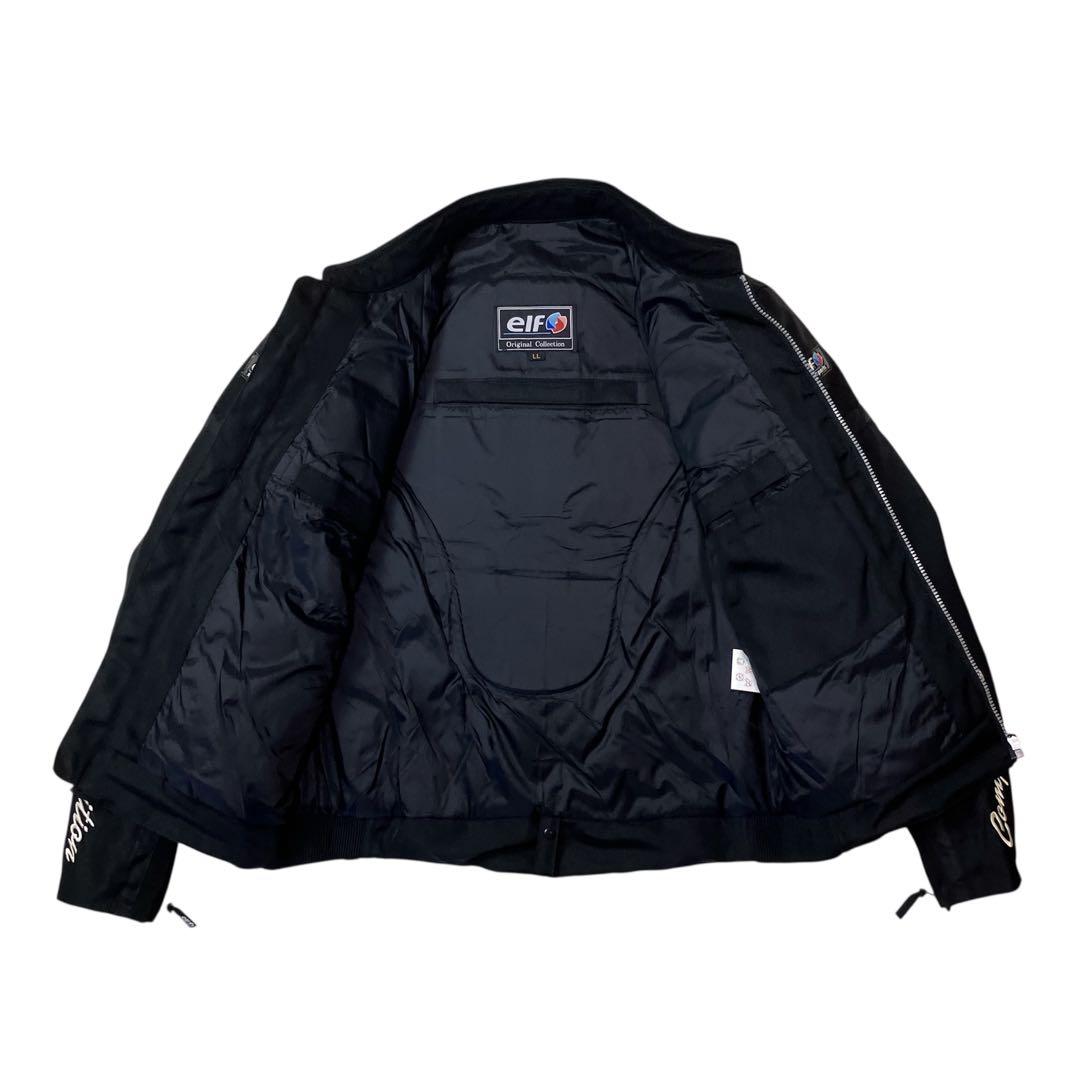 美品 エルフ ELF EL-2246 ナイロン バイク ジャケット XL